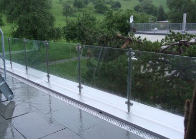 PARAPETTI_BALCONE_MODERNI_RICERCATO_VETRO_ACCIAIO_INOX_DIETRE_SRL