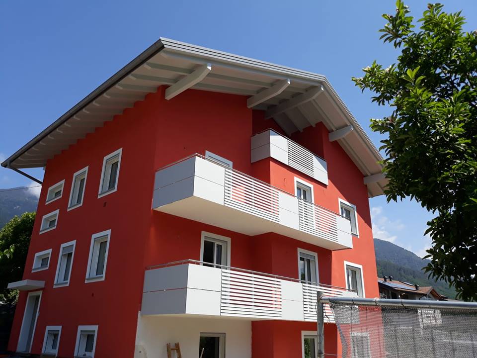 Trentino Parapetti Per Balconi In Alluminio E Hpl Dietre Srl