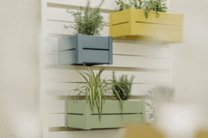 die3design AZALEA orto verticale per balcone o giardino, orto per esterno, giardino verticale