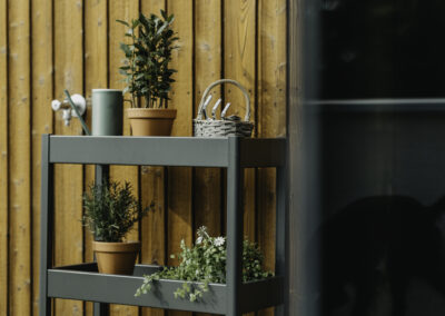 die3design NARCISO scaffale per esterno in alluminio supporto per piante