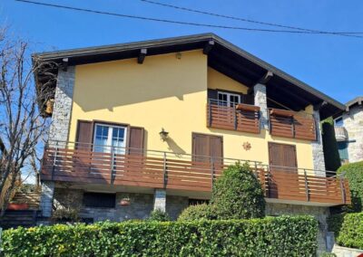 Varese | Parapetti moderni in alluminio effetto legno