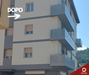 pergine valsugana parapetti ringhiere in alluminio dietre srl prima e dopo