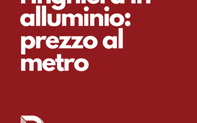 Ringhiera in alluminio: qual è il prezzo al metro?