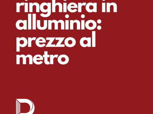 Ringhiera in alluminio: qual è il prezzo al metro?